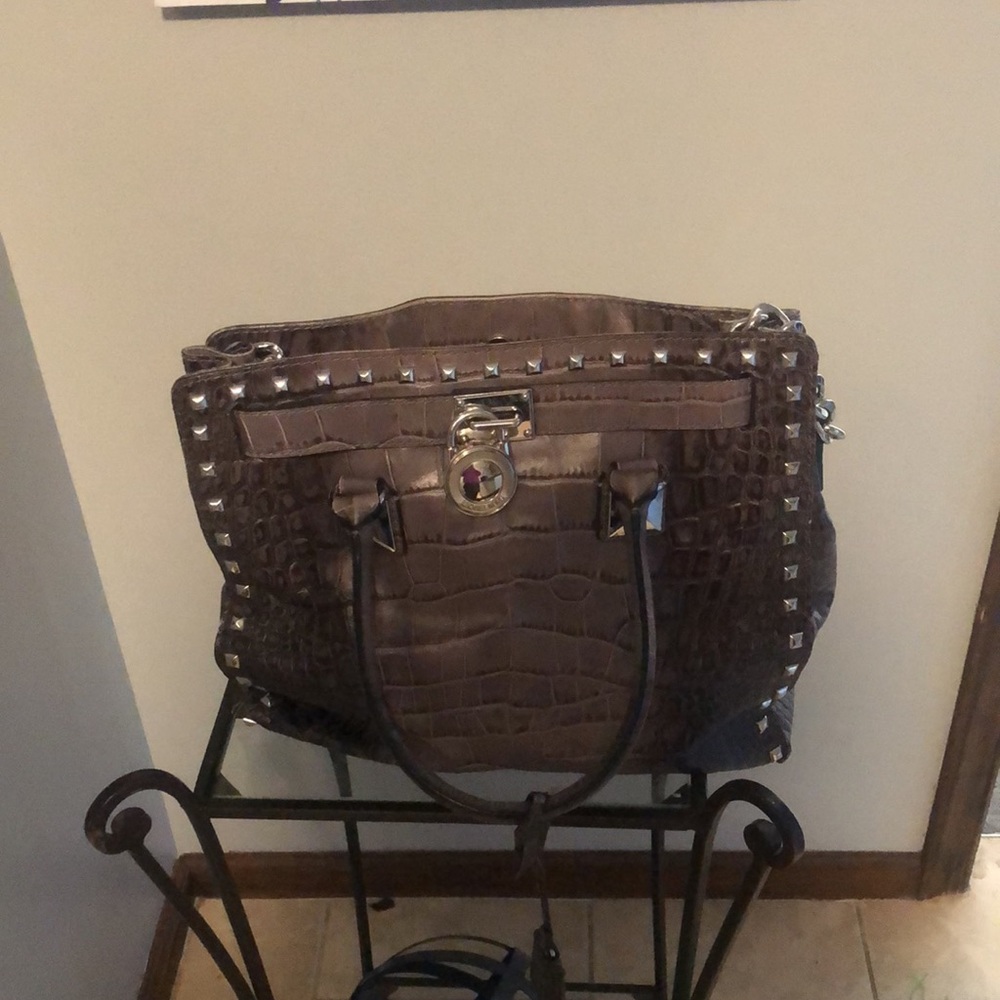 Gray purse